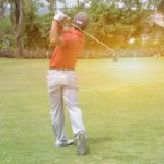 young golfer