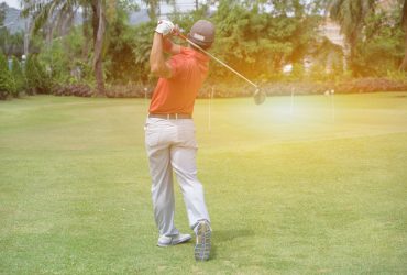 young golfer