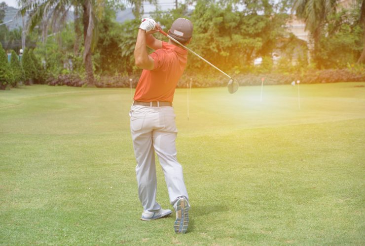 young golfer