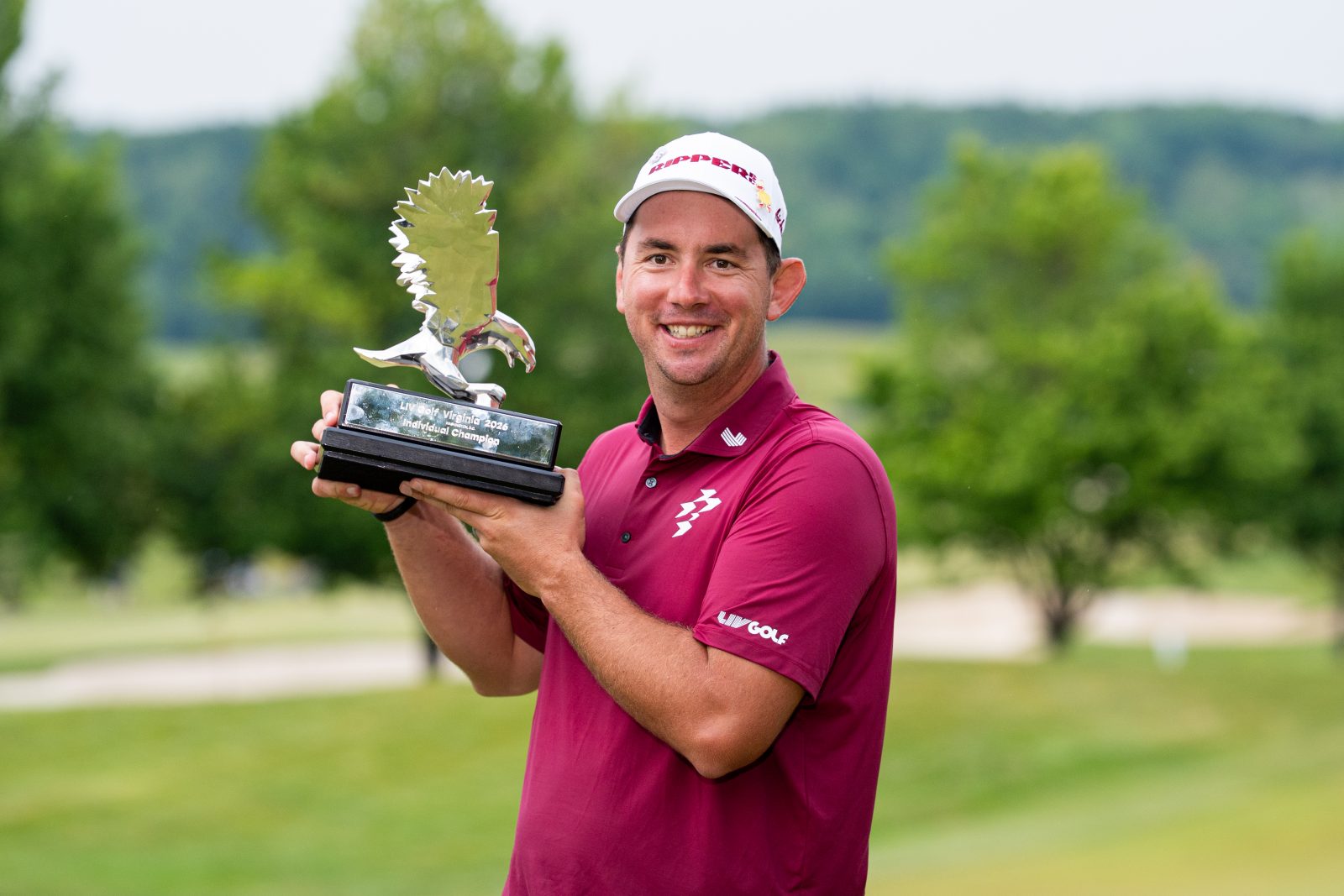 Lucas Herbert Goes Wire-To-Wire to Claim Maiden Victory at LIV Golf Virginia